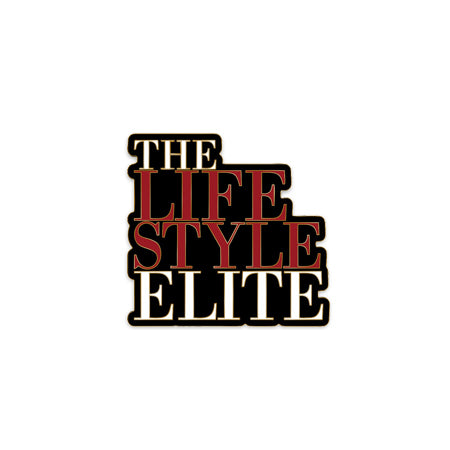 24k Gold Finished TheLifeStyleElite.com pin